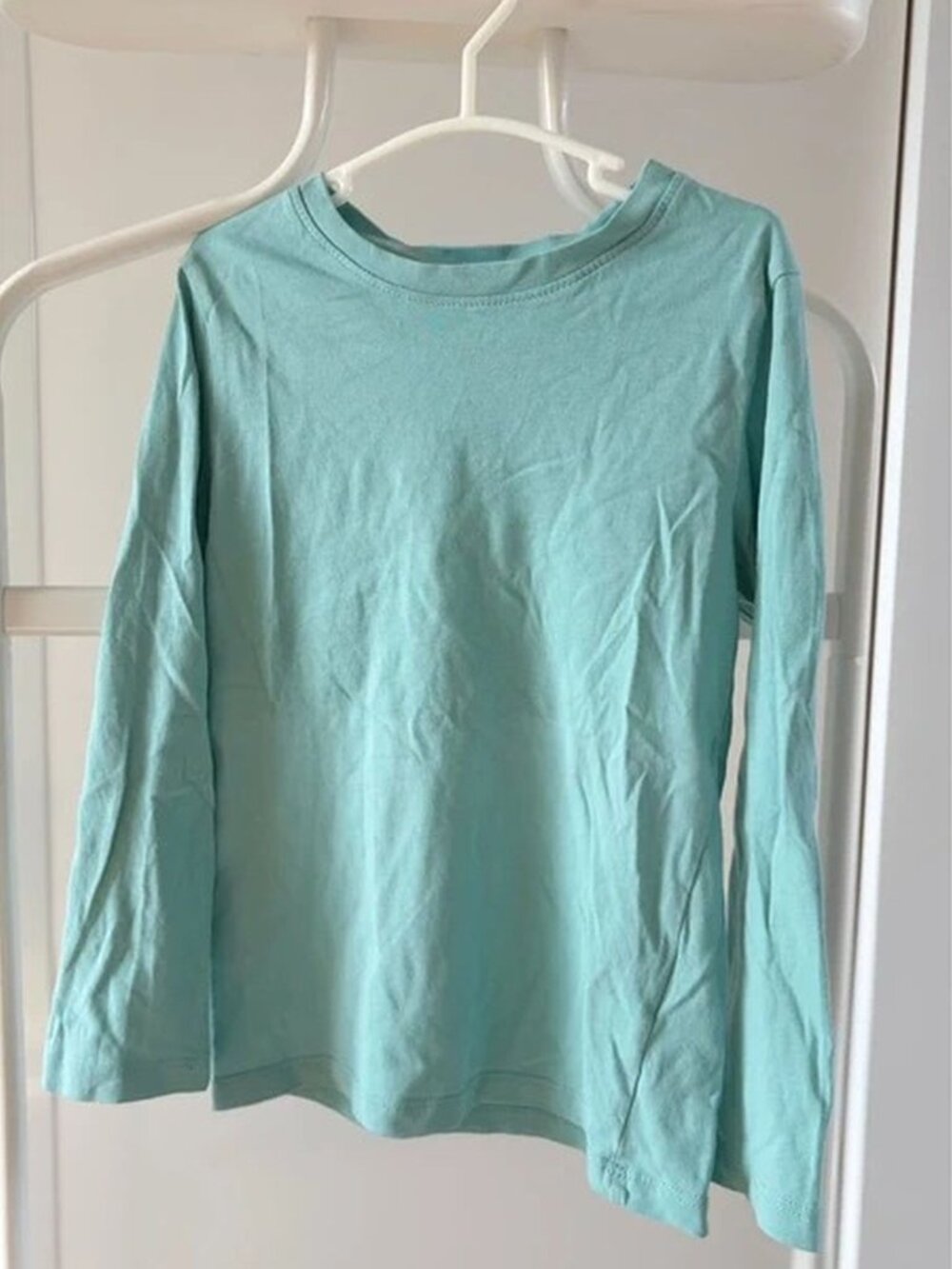 H&M Boys/Girls Mint Plain Long Sleeve Top